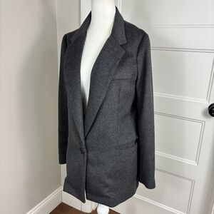Reformation Gray Oversized Blazer Size XS